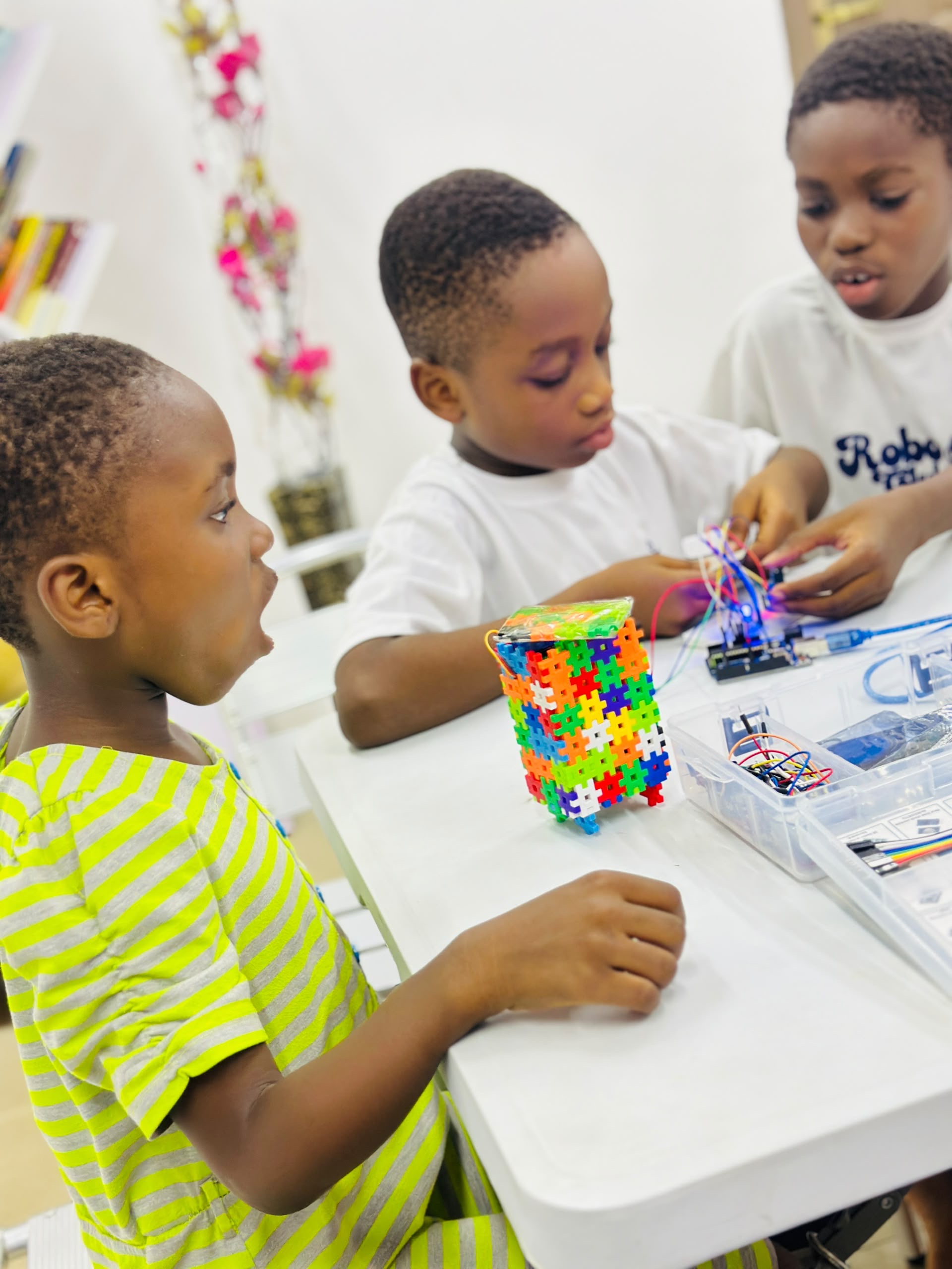 Students working together on a hands-on project